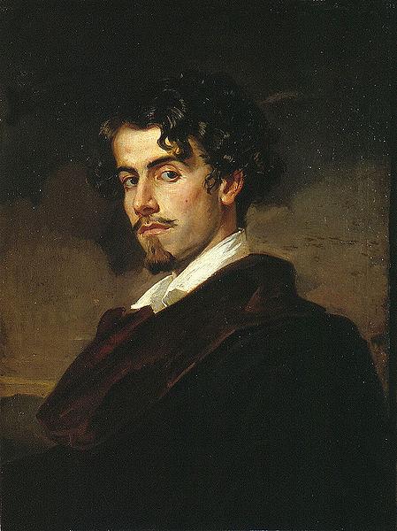 Valeriano Dominguez Becquer Bastida portrait of Gustavo Adolfo Becquer Sweden oil painting art